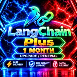 LangChain Plus 1 Month | Upgrade/Renewal |  Warranty Support