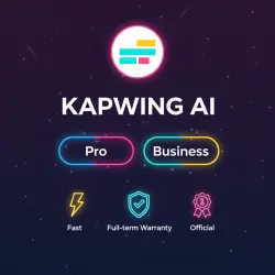 Kapwing AI Pro/Business 1-12M | Upgrade/Renewal | Warranty