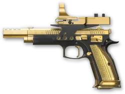 Gold CZ 75 Czechmate Parrot