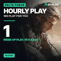 1 week of play, 15 h a day in Delta Force on your account