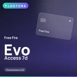Free Fire Evo Access 7d, пополнение по ID, СНГ, лот №210502