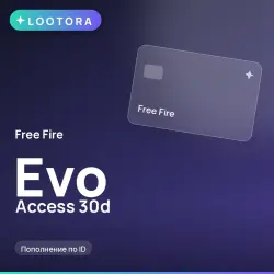 Free Fire Evo Access 30d, пополнение по ID, СНГ, лот №210503