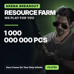 Arena Breakout Resource Farm: Korn Coens On Your Only Infinite · 1 000 000 000 pcs | Piloted