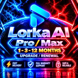 Lorka AI Pro/Max 1-3-12 Months | Upgrade/Renewal | Warranty