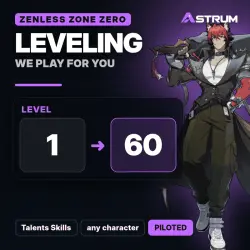 Zenless Zone Zero Leveling: Talents Skills · level 1 → 60 · any character | Piloted