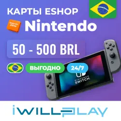 NINTENDO ESHOP БРАЗИЛИЯ (BRL) 24/7. ПОДАРОЧНЫЕ КАРТЫ НИНТЕНДО. КОДЫ ПОПОЛНЕНИЯ