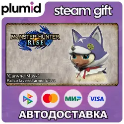 DLC MONSTER HUNTER RISE - "Canyne Mask" Palico layered ar Steam Gift / Россия + МИР / АВТО