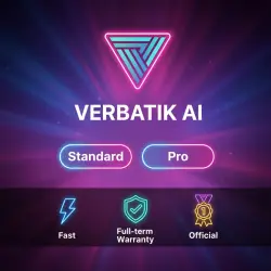 Verbatik AI Standard/Pro 1-12M | Upgrade/Renewal | Warranty