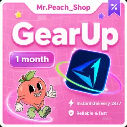 AUTO-DELIVERY | GearUP BOOSTER CODE PC | 1 MONTH