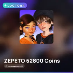 ZEPETO 62800 Coins, top-up by player ID
