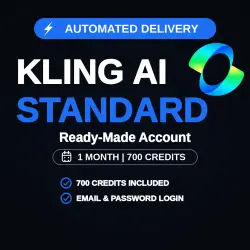 KLING AI STANDARD — 700 CREDITS / 1 MONTH | AUTOMATED DELIVERY