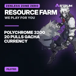Zenless Zone Zero Resource Farm: Polychrome 3200 20 Pulls Gacha Currency | Piloted