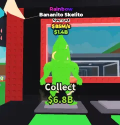Радужный Бананито Скелито | Steal a Brainrot — Roblox, лот №249674