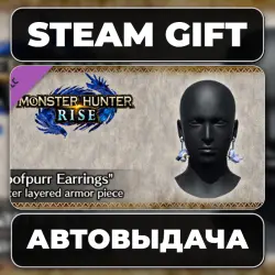 MONSTER HUNTER RISE - "Woofpurr Earrings" Hunter layered armor piece Steam • RU + WORLD