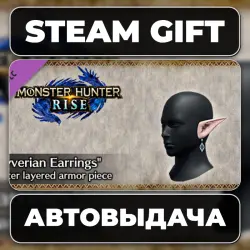 MONSTER HUNTER RISE - "Wyverian Earrings" Hunter layered armor piece Steam • RU + WORLD