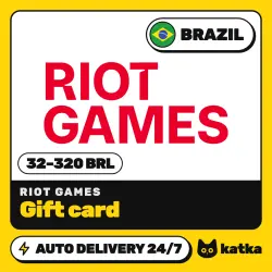 Riot Cash Brazil 32–320 BRL — top-up code | AUTO 24/7