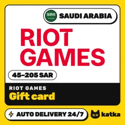 Riot Cash Saudi Arabia 45–205 SAR — top-up code | AUTO 24/7