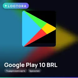 Google Play 10 BRL, gift card, BR