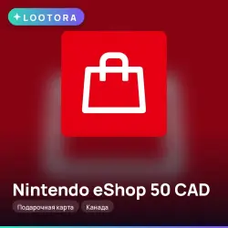 Nintendo eShop 50 CAD, gift card, CA