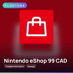 Nintendo eShop 99 CAD, gift card, CA