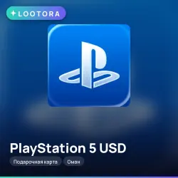 PlayStation Store 5 USD, gift card, OM