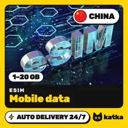 eSIM China 1–20 GB — mobile internet | AUTO 24/7