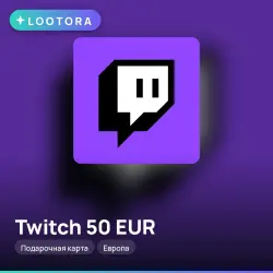 Twitch 50 EUR, gift card, EU