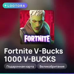 Fortnite V-Bucks 1000 V-BUCKS, подарочная карта, Великобрит…, лот №255352