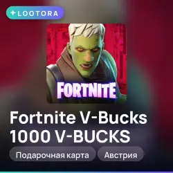 Fortnite V-Bucks 1000 V-BUCKS, подарочная карта, Австрия, лот №255360