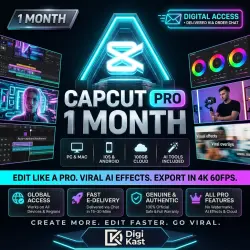 CapCut Pro 1 Month | Private Account | Login & Password Included | Premium Video Editing
