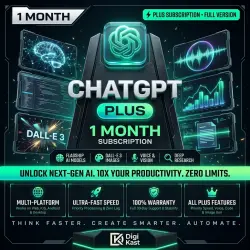 ChatGPT Plus 1 Month | GPT-6 & All Models | 30-Day Warranty | 24/7 Support