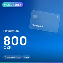 PlayStation Store 800 CZK, gift card, CZ