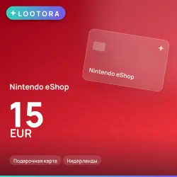 Nintendo eShop 15 EUR, gift card, NL