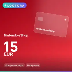 Nintendo eShop 15 EUR, gift card, PT