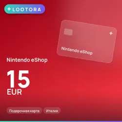 Nintendo eShop 15 EUR, gift card, IT