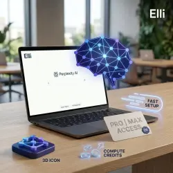 Perplexity AI Pro: Премиум-доступ + Кредиты | Elli