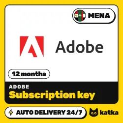 Adobe MENA 12 months — subscription key | AUTO 24/7