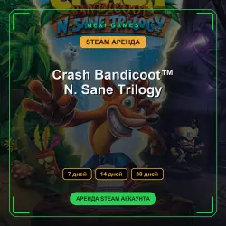 Crash Bandicoot N. Sane Trilogy | RENT 7/14/30 days | STEAM account