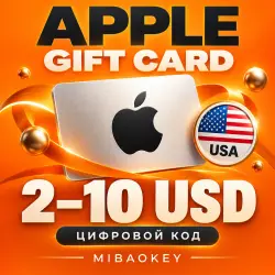 Apple Gift Card США 2–10 USD | App Store и iTunes | Цифрово… — App Store и Apple ID, лот №258184