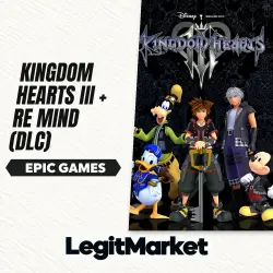 KINGDOM HEARTS III + Re Mind (DLC) Epic Games | Top-Up Card