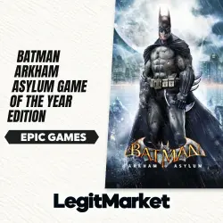 Batman Arkham Asylum Game of the Year Edition Epic Games | Top-Up Card