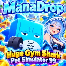 HUGE GYM SHARK I PET SIMULATOR 99 I !