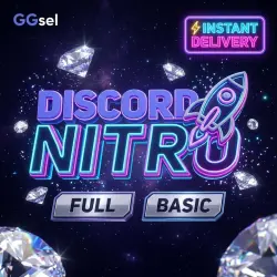 Discord Nitro Full & Basic (1 мес / 1 год) | Цифровой код Автовыдача