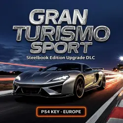 Gran Turismo Sport Steelbook Edition – DLC для улучшения (Ключ PS4) – Европа