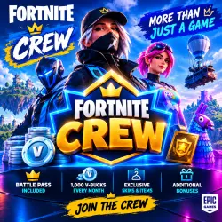 Fortnite Crew 1 Month PC-XBOX-PS-MOBILE