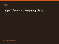 Tiger Crown Sleeping Bag #573422916 — Rust, лот №264831