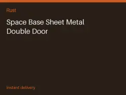 Space Base Sheet Metal Double Door #565003050 — Rust, лот №273555