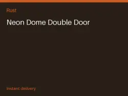 Neon Dome Double Door #576602620 — Rust, лот №278532