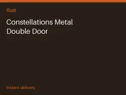 Constellations Metal Double Door #564852824 — Rust, лот №264867