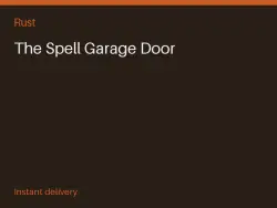 The Spell Garage Door #578625076 — Rust, лот №278538